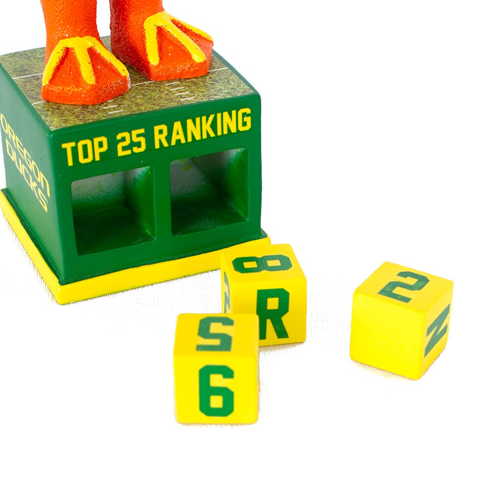 Classic Oregon O, Yellow, Collectibles, Gifts, 8", Football, Mascot Bobblehead, Football Ranking Tracker, Bobblehead, 948569